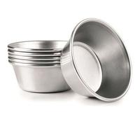 Ibili 142000 Set 6 Moules Pastel de Nada Portugais, Aluminium, Argent, 17 x 8 x 4 cm