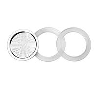 IBILI - Lot De 2 Joints en Silicone + 1 Filtre pour Cafetière Essential 4 Tasses