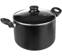 IBILI Marmite 16 cm en aluminium antiadhésive avec couvercle en verre - Compatible induction