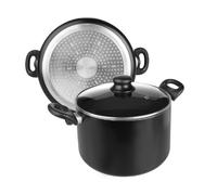 IBILI - Marmite avec couvercle en verre, Aluminium, 24 cm, Antiadhésif, Compatible avec l’induction