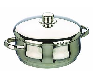IBILI - Marmite avec couvercle Oslo, 26 cm, Acier inoxydable, Compatible avec l’induction