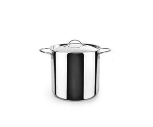 IBILI - Marmite très haute avec couvercle Noah, 28 cm, Acier inoxydable 18/10, Compatible avec l’induction