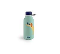 IBILI - Max & Wax Bouteille d'eau pour liquides en acier inoxydable 18/10 à double paroi 350 ml