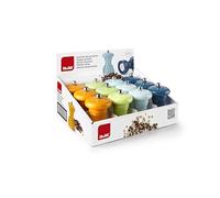 IBILI - Mini moulin à poivre coloré - Plastique avec meule en céramique - 5,8 x 10 cm