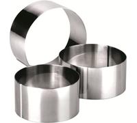 Ibili Moule à anneaux inoxydable 6x4.50 Cm Argent Argent One Size