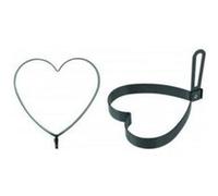 IBILI 824700 Molde Huevo Corazon Moka, INOX, Noir, 29 x 7 x 17 cm
