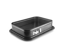 IBILI - Moule amovible rectangulaire avec base extra moka 35 x 24 cm, tôle d'acier avec anti-adhésif sans PFAS