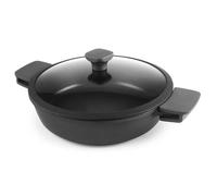 IBILI Neo - Sauteuse Antiadhésive avec Couvercle en Verre (32 cm) - Aluminium Forgé - Full Induction