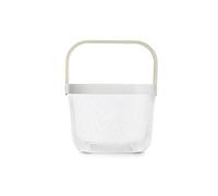 IBILI - Panier de rangement dans le garde-manger 26 x 25 x 18 cm, métal et poignée en bois