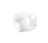 IBILI - Papier antiadhésif prédécoupé pour moule rond de 20 cm, set de 20 bases + 20 côtés, Blanc