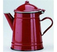 IBILI Cafetière conique 9102-0.50-6 en acier émaillé vitrifié rouge 0,5 L