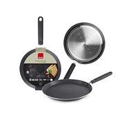 IBILI - Poêle à crêpes Inducta, 26 cm, Aluminium, Antiadhésif, Compatible avec l’induction