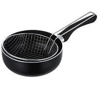 IBILI - Poêle à frire avec panier Inducta, 18 cm, Aluminium, Antiadhésif, Compatible avec l’induction