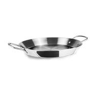 IBILI - Poêle à paella 5Ply Element 42 cm, 10 portions, sans antiadhésif, 5 couches, convient pour induction