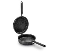 IBILI - Poêle à tortillas Natura, 20 cm, Aluminium, Antiadhésif style pierre, Compatible avec l’induction