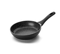 IBILI - Poêle Natura, 16 cm, Aluminium, Antiadhésif style pierre, Compatible avec l’induction, Schwarz
