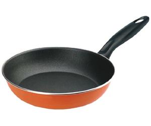 IBILI - Poêle New Orange, 28 cm, Acier émaillé vitrifié, Antiadhésif, Compatible avec l’induction