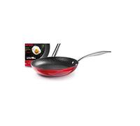 IBILI - Poêle Red Rock, 28 cm, Aluminium, Quantanium antiadhésif, Compatible avec l’induction