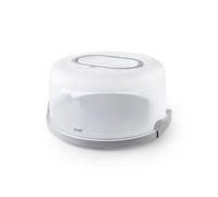 Ibili – Porte-gâteau rond 30 x 15 cm en plastique avec poignée rabattable