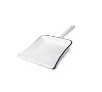 IBILI - Poteau blanc 37 x 27 cm en acier émaillé, design artisanal