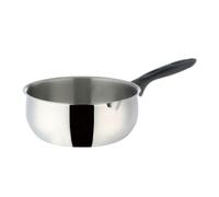 Ibili Casserole 665216 bombée en inox avec bec verseur 17 cm