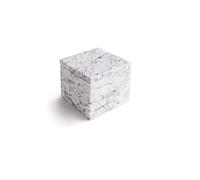 IBILI - Salière en marbre blanc, 11 x 11 x 10,3 cm