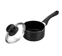 Ibili 406412 casserole avec bec verseur 12 cm en aluminium + couvercle en verre G