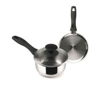 IBILI - Saucière avec couvercle Induktion, 14 cm, Acier inoxydable, Compatible avec l’induction