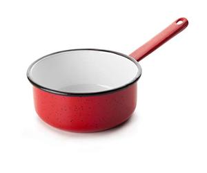 IBILI - Saucière Promo extra, 14 cm, Acier émaillé, Compatible avec l’induction