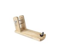 IBILI - Support à jambon en bois de pin avec largeur réglable, 46,5 x 18,5 x 25 cm