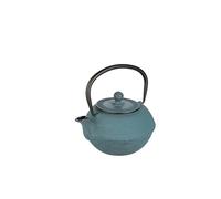 Ibili - Théière en Fonte Bleue, 1,2 Litre, Intérieur Émaillé, Compatible avec les Plaques à Induction, Bleu