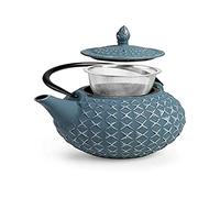 Ibili – Théière en fonte Daca 0,85 Litre, intérieur émaillé, compatible avec les plaques à induction