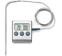 Ibili Thermomètre Alimentaire Numérique/Magnétique À Sonde, Inox, Argent