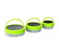 IBILI Ustensiles de cuisine – Lot de 3 coupe-pâtes dentelés (724000-6) G