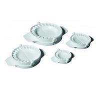 Ibili Moules à chaussons 707700 Plastique blanc 21 x 7 x 17 cm Lot de 4