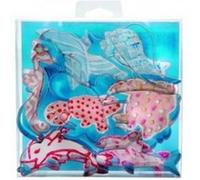 IBILI - Ustensiles et accessoires de cuisine - lot 7 coupe-pâtes animaux mer étames ( 723500-6 ) G