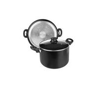 IBILI - Marmite avec couvercle en verre, Aluminium, 24 cm, Antiadhésif, Compatible avec l’induction