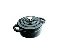 IBILI - Ustensiles et accessoires de cuisine - mini cocotte ronde noire ( 725910N-1 )