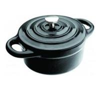 IBILI - Ustensiles et accessoires de cuisine - mini cocotte ronde noire ( 725910N-1 )