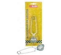 Ibili Pince à thé boule INOX 18/10 18 cm Boule 0,4 cm Lave-vaisselle compatible