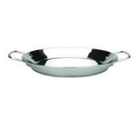 IBILI - Poêle à paella Premier, 32 cm, Acier inoxydable, 5 portions, Compatible avec l’induction, Argent Métallique