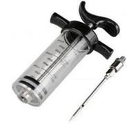 Ibili 777500 Seringue à Sauce 23 cm, Black/Transparent/Silver