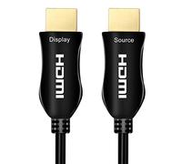 iBirdie 4K Fiber Optic HDMI Cable 100 Feet, 31 Metre, Work on Full 4K 60Hz HDR ARC, HDCP 2.2, 1440p 144Hz, 18Gbps High Speed Ultra HD, Directional Active Cord Compatible for Apple-TV Ps4 Xbox