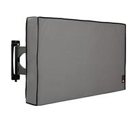 iBirdie Housse de protection pour TV d'extérieur de 44 à 46 pouces - Résistante aux intempéries - Dimensions : 107,5 x 66 cm (L x H) - Étanche - Pour écran plat extérieur de 44 à 46 pouces - Gris
