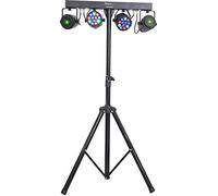 Ibiza 15-1184 DJLIGHT65 Pack support de lumière + 2 projecteurs PAR