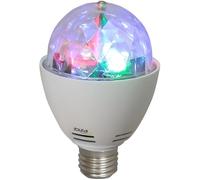 Ibiza Astro-Mini - Effet de lumière rotatif à 4 LED RVB (Rouge/Vert/Bleu/Jaune)
