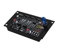 Ibiza - DJ21USB-BT - Table de mixage à 4 voies/7 canaux et diverses entrées - Bluetooth et USB - Noir