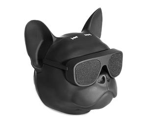 Ibiza - Dog-Sound - Baffle, Enceinte sur Batterie Rechargeable en Forme de tête de Chien - Bluetooth, Micro-SD, Aux - TWS - Design, Moderne, Fun