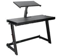 Ibiza - DS20 - Support Professionnel pour DJ réglable - Housse de Transport Incluse - Noir