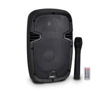 Enceinte autonome 8"/20cm 300W USB/SD/BT avec micro VHF HYBRID8VHF-BT